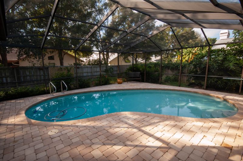 Finished Paver Pool Deck