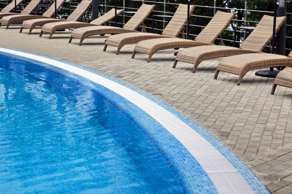 Poolside Hardscaping in Antioch